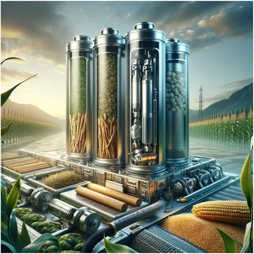 X-BATT bio-derived composite anode concept illustration