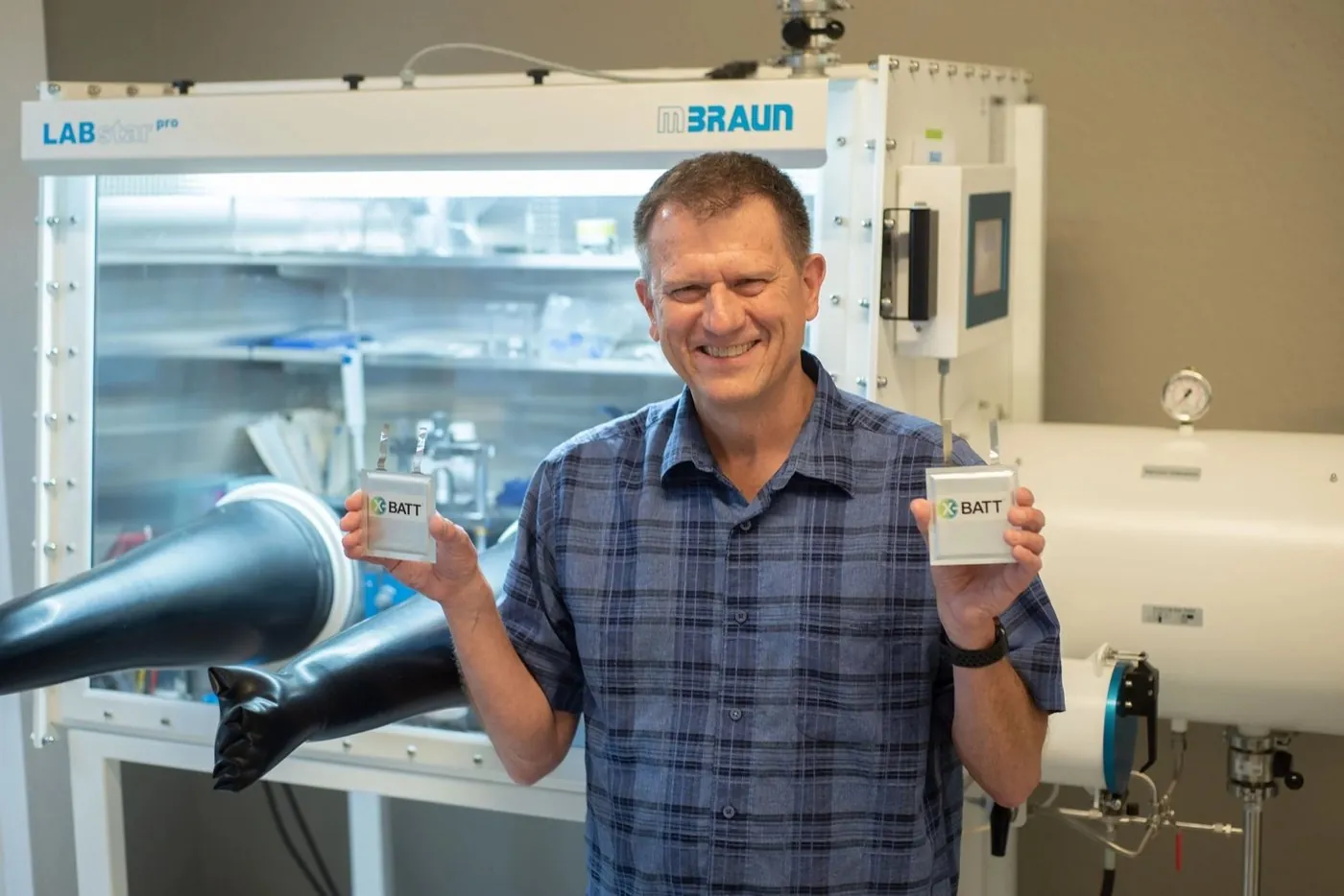Single-layer pouch cell fabricated with recycled graphite composite