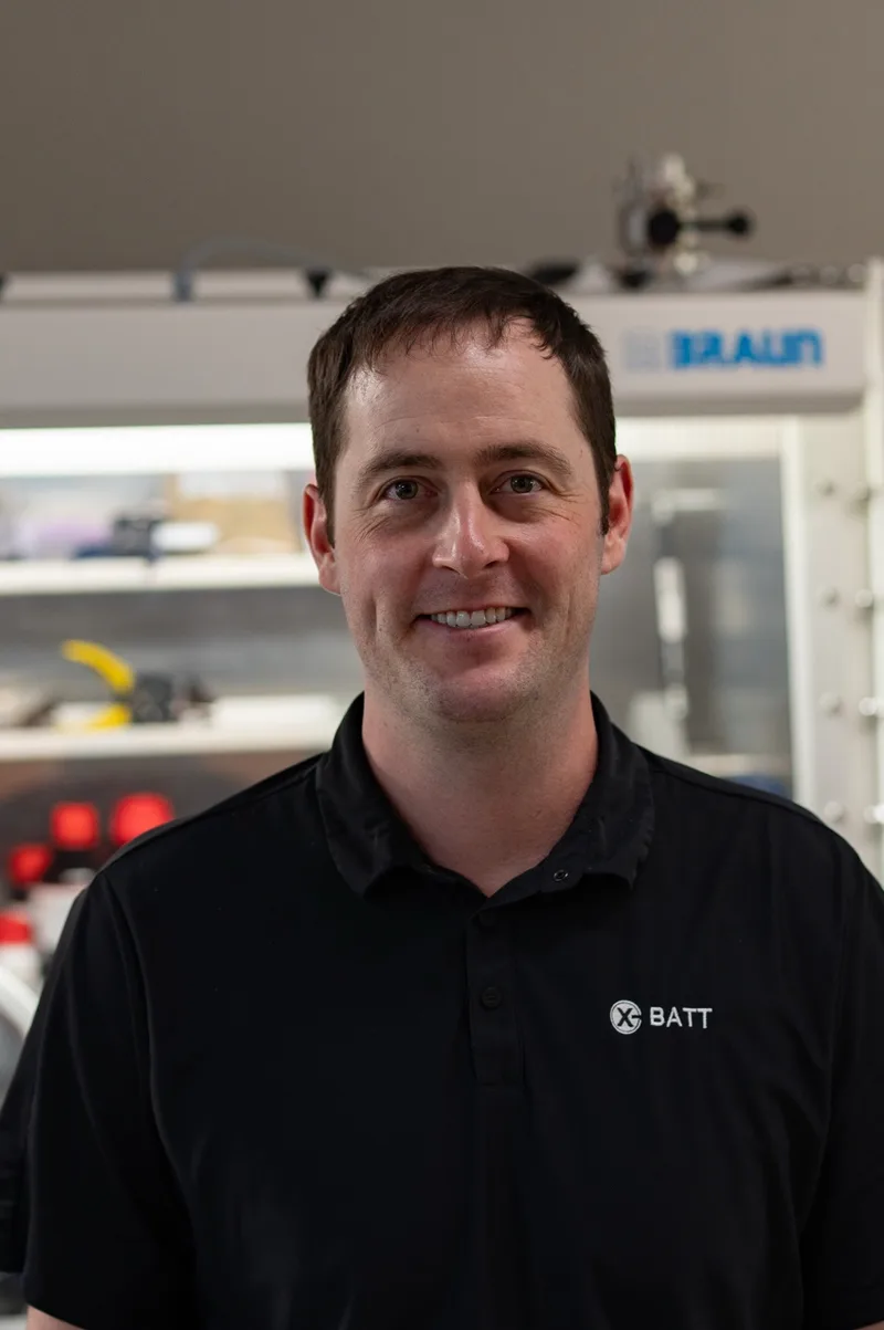 Dr. Kevin Nielson, Senior Battery Scientist at X-BATT